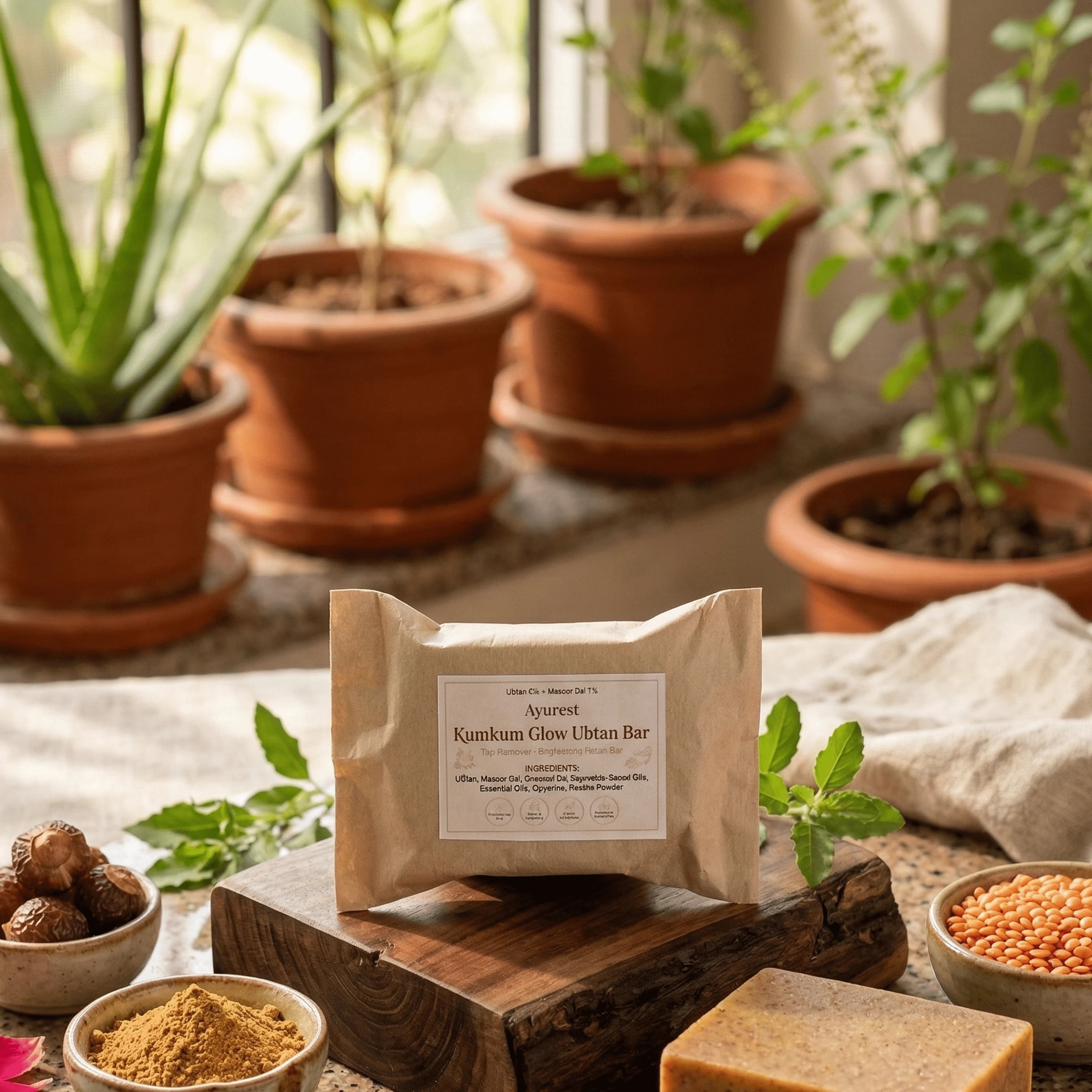 Kumkum Glow Ubtan Bar